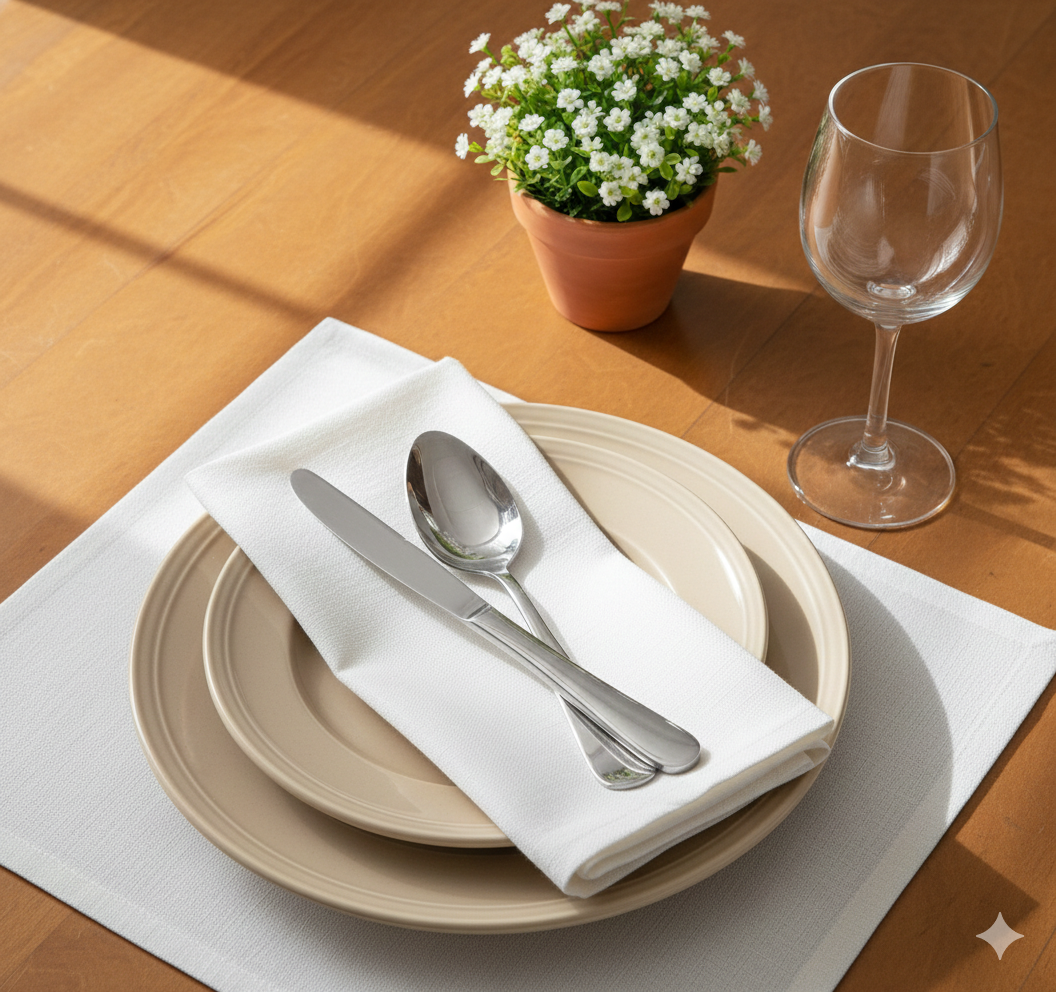 Classic White Table Napkin